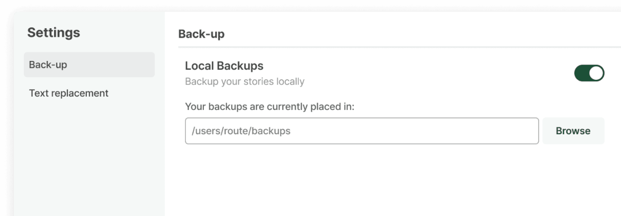 LocalBackup